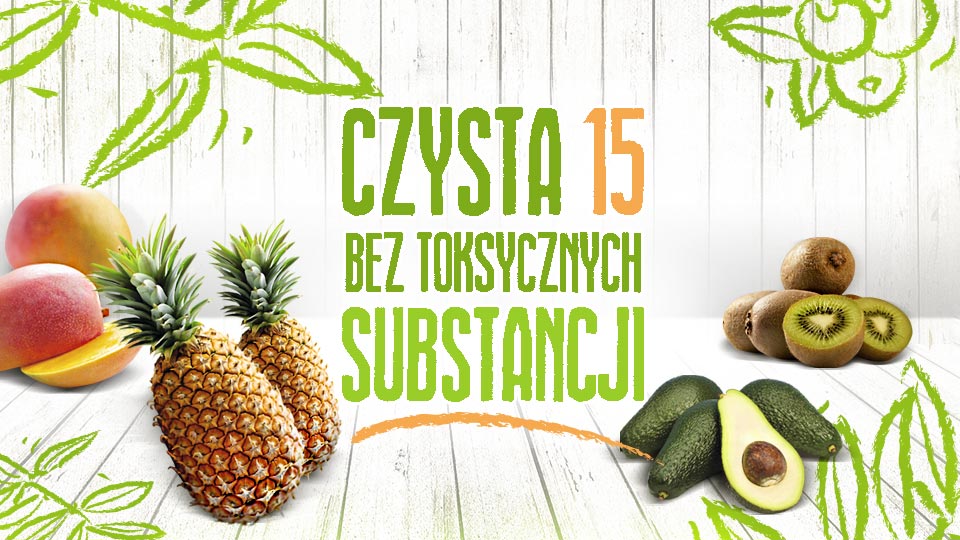 Warzywa bez pestycydów – „Czysta 15” Czysta piętnastka
